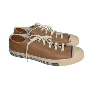 PRO-Keds Men's Size 14 Leather Low Top Sneakers Tan White Casual Classic Retro‎